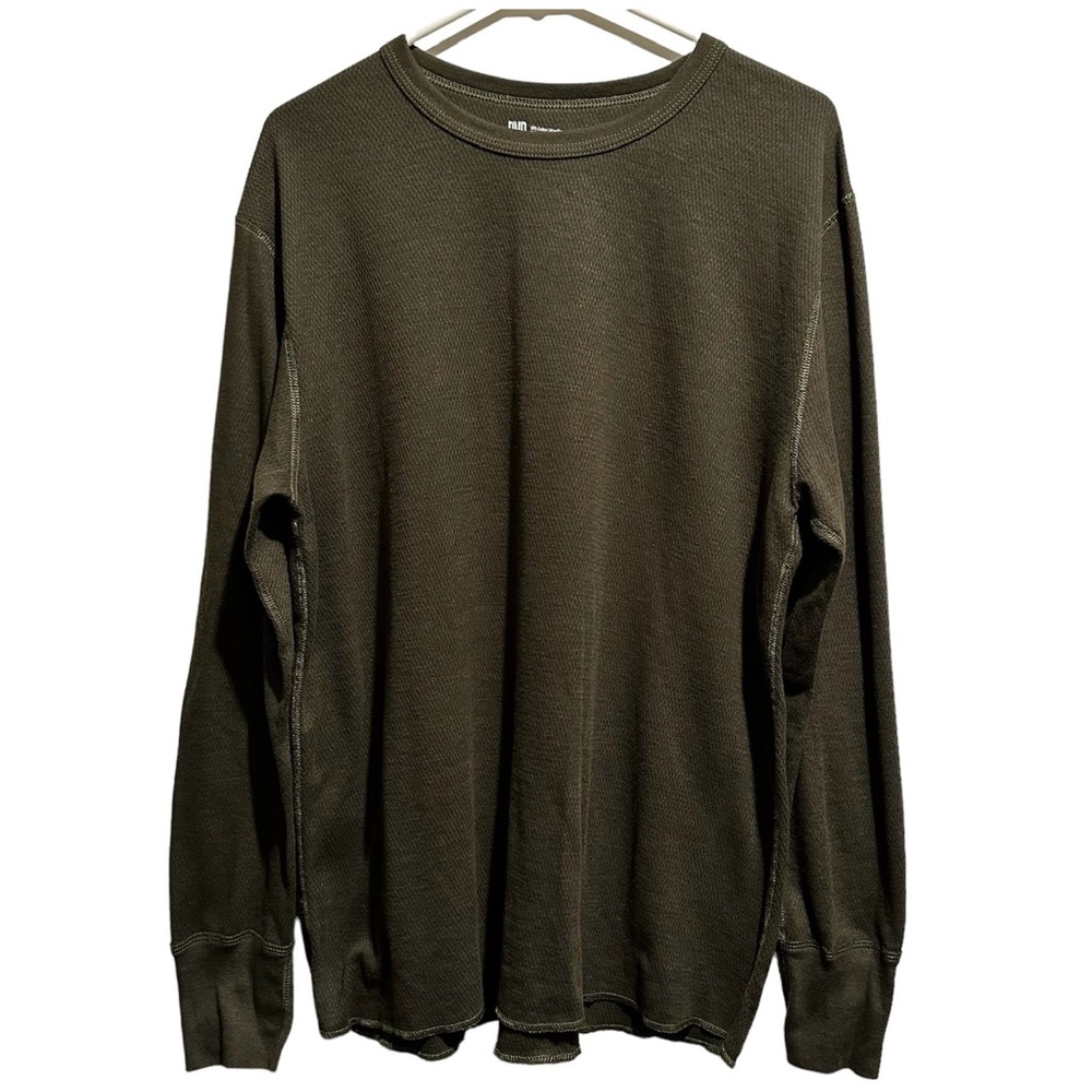 BVD Long Sleeve Waffle Crew